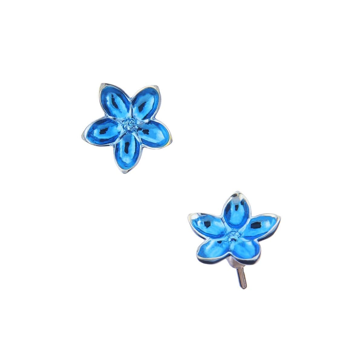 Серьги Незабудки из титана от WAIU