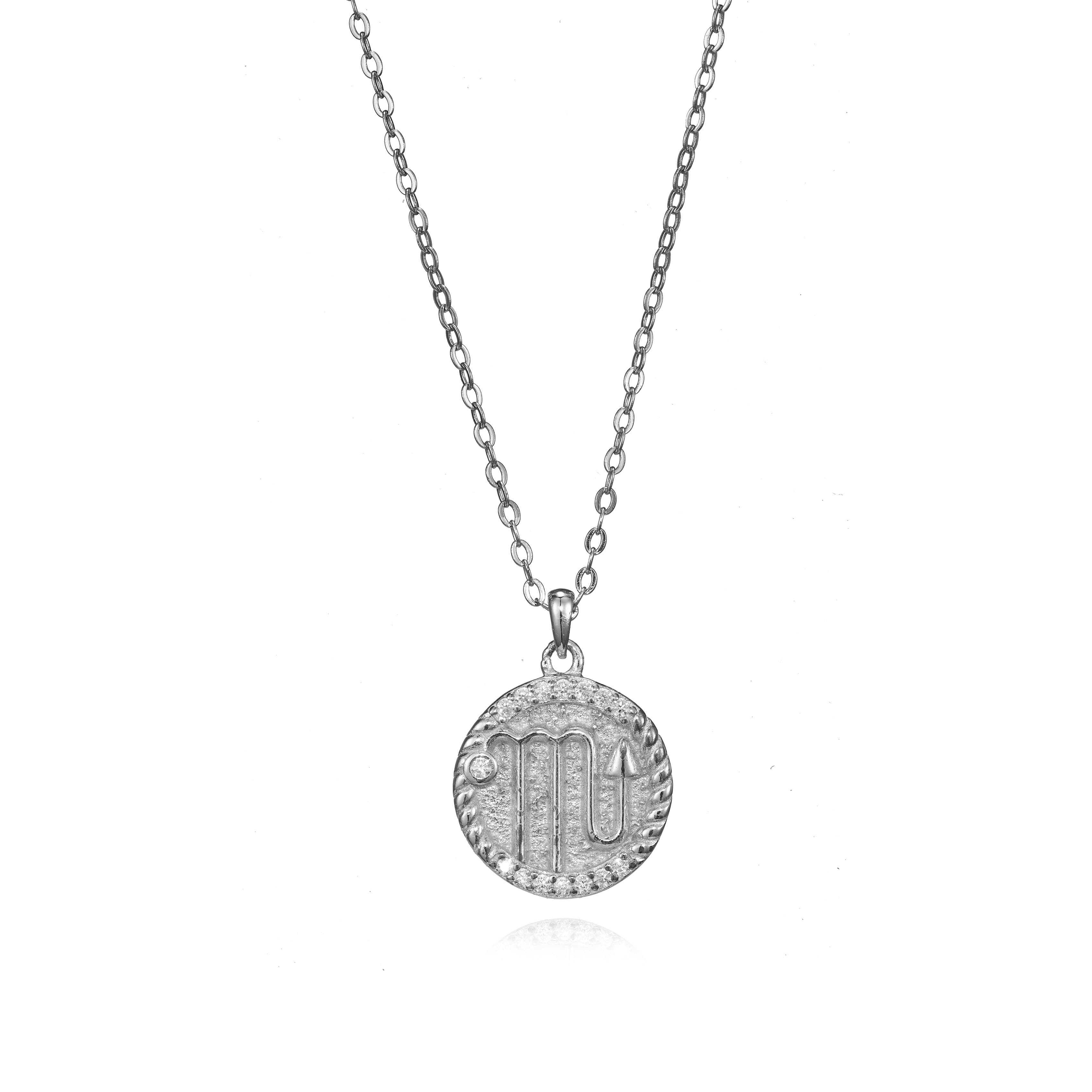 Серебряная подвеска Созвездие Nasonpearl знака зодиака Скорпион