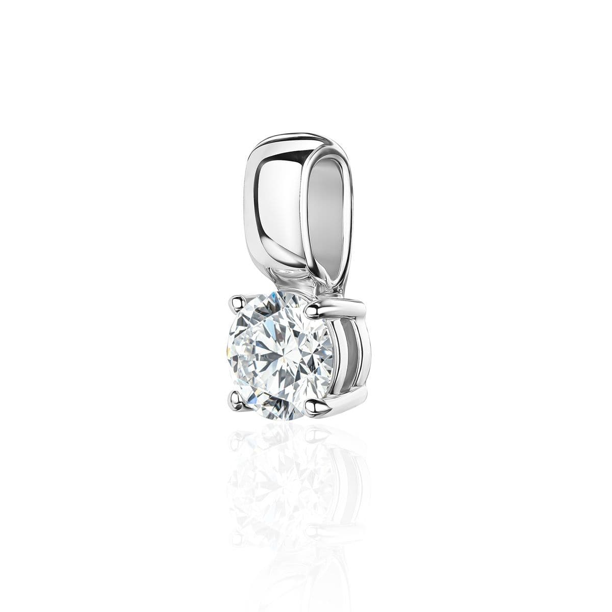 Подвеска от GEMGALLERY из белого золота с бриллиантом
