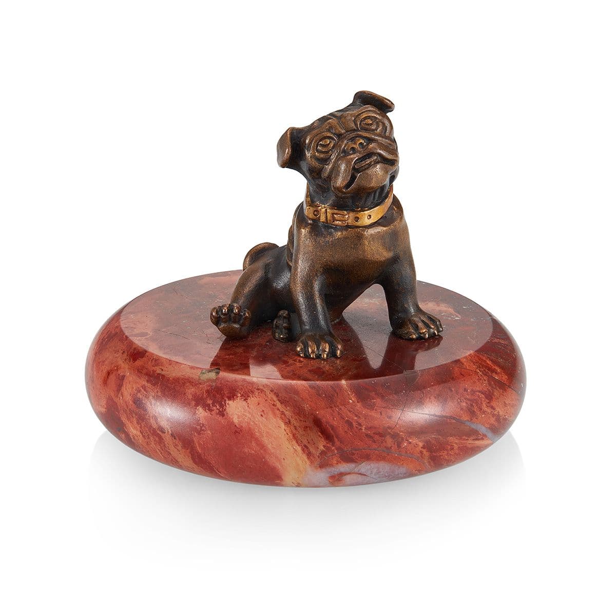 Сувенир Мопс из бронзы от MOISEIKIN