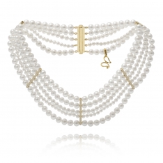 Ожерелье из жемчуга: купить в Украине, жемчужное ожерелье, бусы, колье с жемчугом - Vilenashop Ожерелье из натурального жемчуга купить в интернет магазине