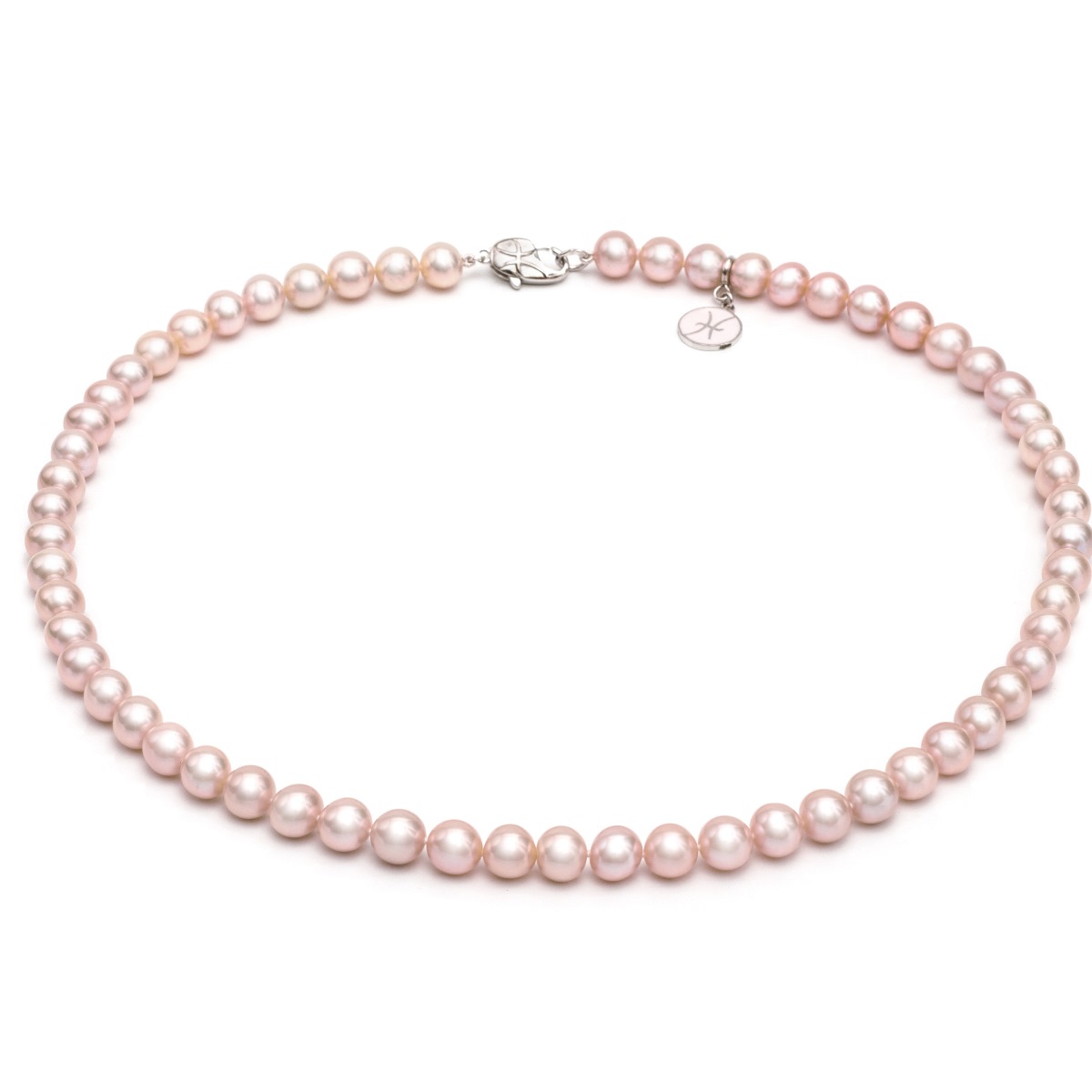 Ожерелье и браслет из жемчуга розового цвета купить в фирменном магазинеНасонЖемчуг