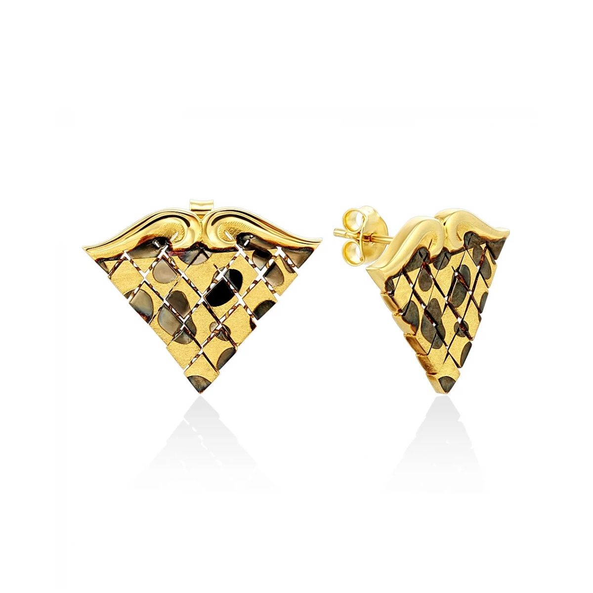 Золотые серьги Flex от торгового дома Mostar Jewellery